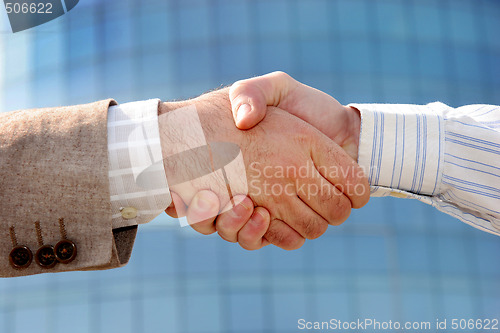 Image of business handshake