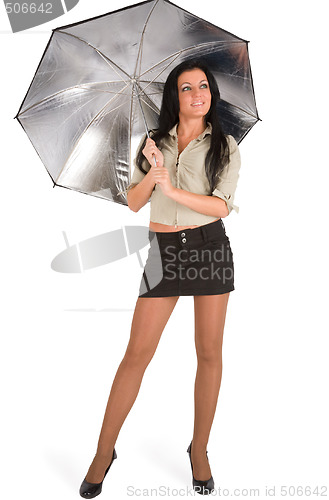 Image of Girl with umbrella