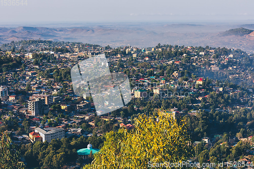 Image of Gondar city with Fasil Ghebbi, Ethiopia