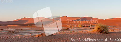 Image of beautiful landscape Hidden Vlei in Namibia Africa