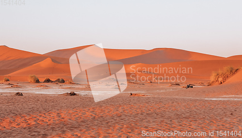 Image of beautiful landscape Hidden Vlei in Namibia Africa