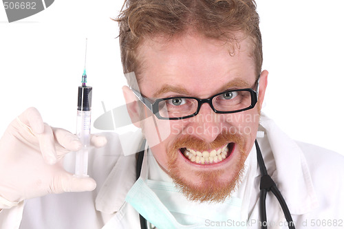 Image of doctor with injection