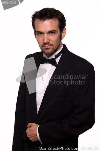 Image of Handsome man in tuxedo