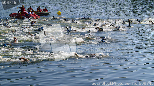 Image of Triathlon start