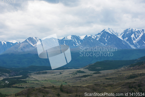 Image of Kurai steppe and North-Chui ridge