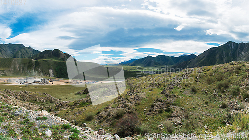 Image of Stone factory in mountains