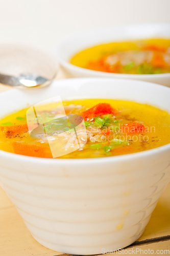 Image of Syrian barley broth soup Aleppo style