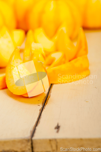 Image of fresh yellow pumpkin