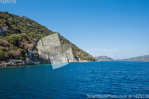 Image of ancient city on the Kekova