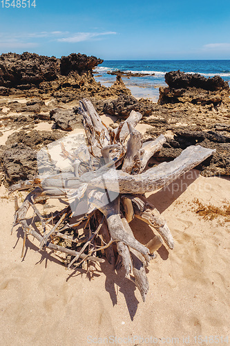 Image of rocky beach in Madagascar, Antsiranana, Diego Suarez