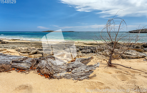 Image of rocky beach in Madagascar, Antsiranana, Diego Suarez