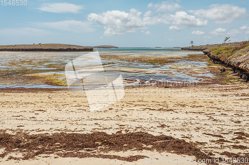 Image of sand beach in Madagascar, Antsiranana, Diego Suarez