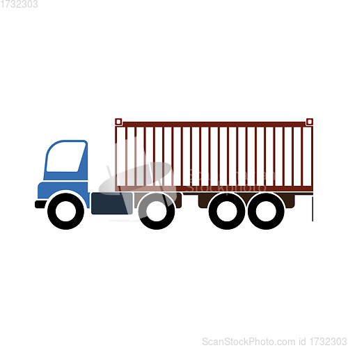 Image of Container Truck Icon