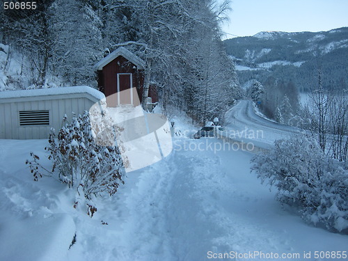 Image of Norwegian winter scene