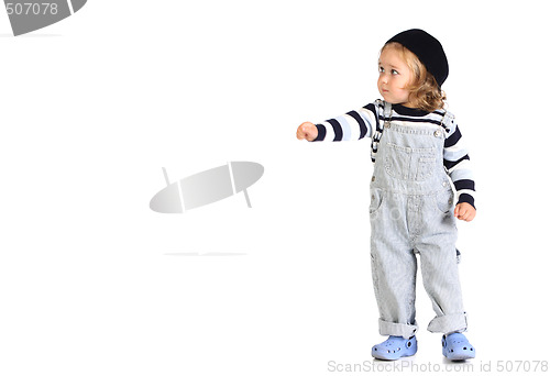 Image of little girl dancing 