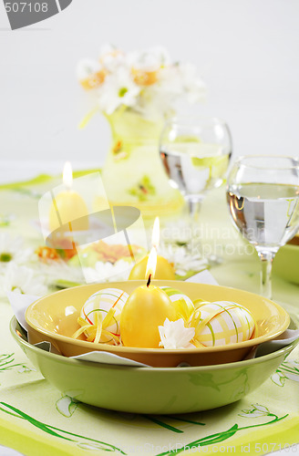 Image of Easter table setting