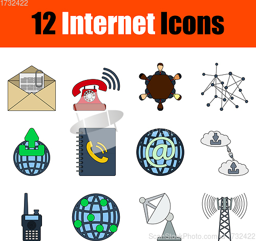 Image of Internet Icon Set