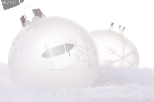 Image of christmas white background