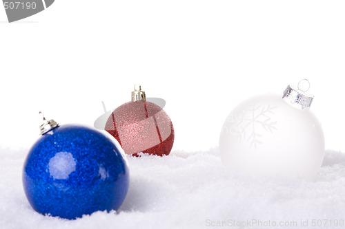 Image of christmas white background