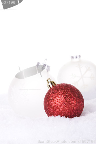 Image of christmas white background