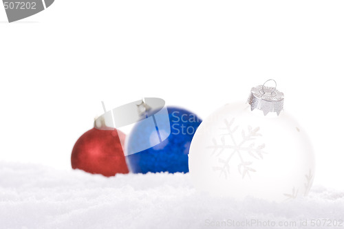 Image of christmas white background