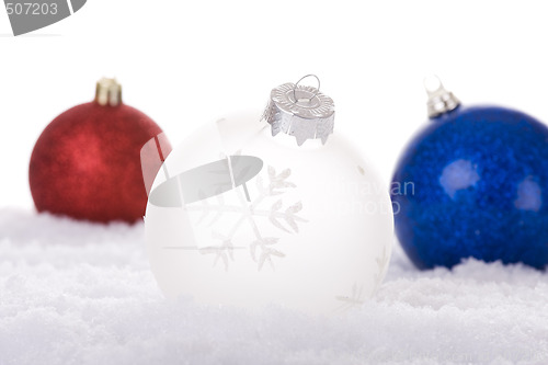 Image of christmas white background