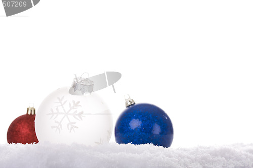 Image of christmas white background