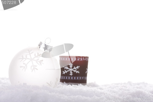 Image of christmas white background