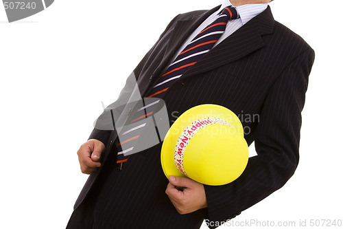 Image of new year yellow hat