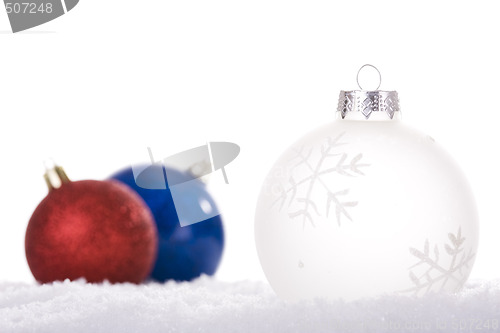 Image of christmas white background