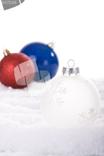 Image of christmas white background