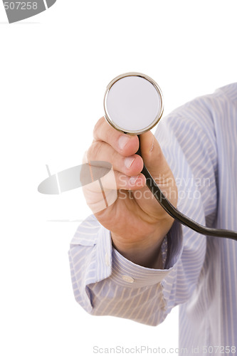 Image of stethoscope in the doctor hand