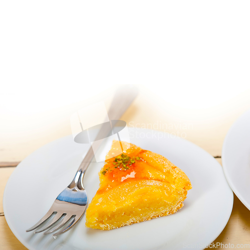 Image of fresh pears pie dessert cake