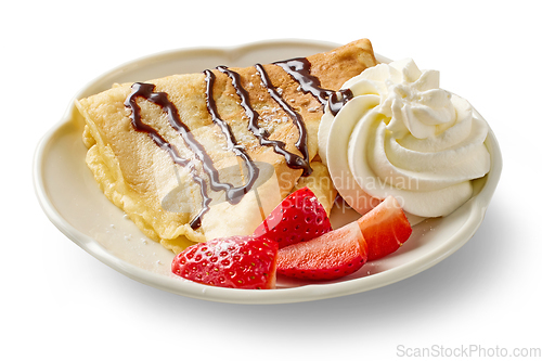 Image of freshly baked crepe