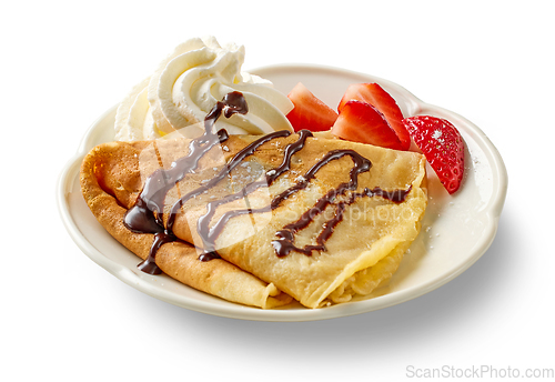 Image of freshly baked crepe