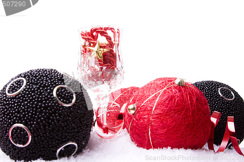 Image of Christmas decoration background 