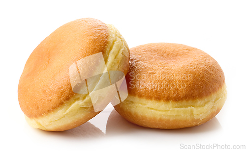 Image of freshly baked jelly donuts