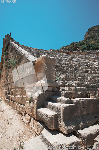 Image of Ancient lycian Myra rock tomb