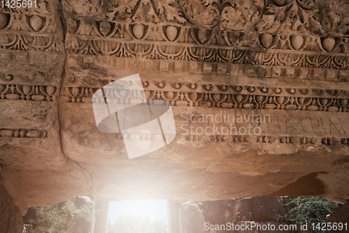 Image of Ancient lycian Myra rock tomb