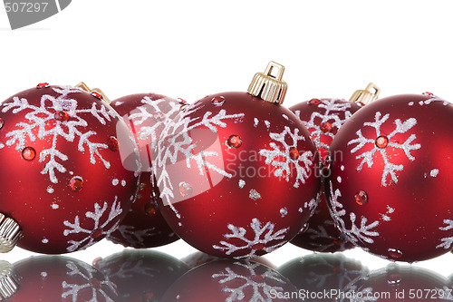Image of christmas red balls