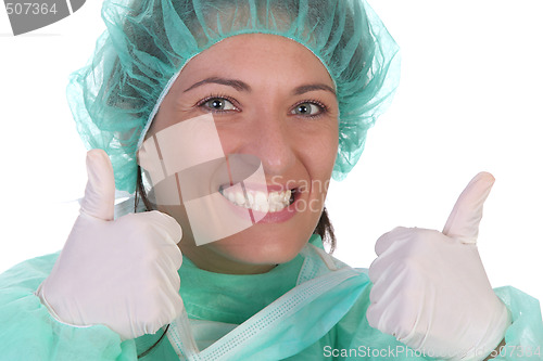 Image of successful healthcare worker