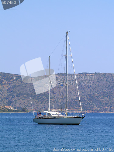 Image of sailing yacht