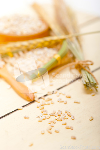 Image of organic barley grains