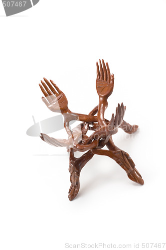 Image of Wooden hands