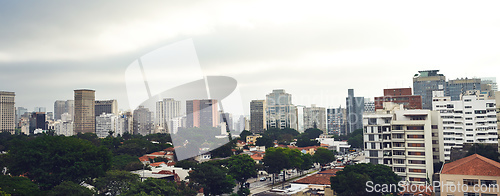 Image of Welcome to the big city. Shot of a cityscape with no people.