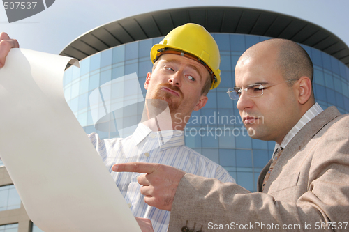 Image of architect and businessman