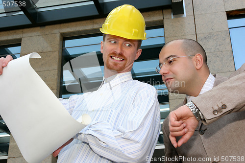 Image of architect and businessman