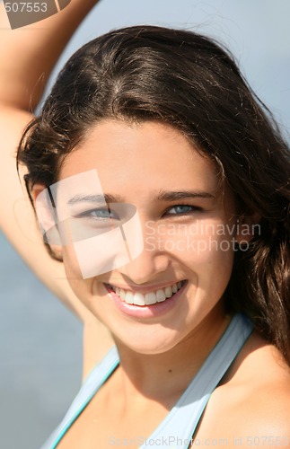 Image of smiling teenage girl
