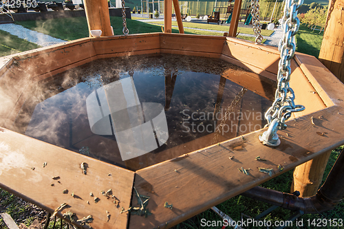 Image of Bathing, spa and relax in the mountain