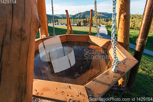 Image of Bathing, spa and relax in the mountain